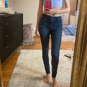 J Brand high rise skinny jeans